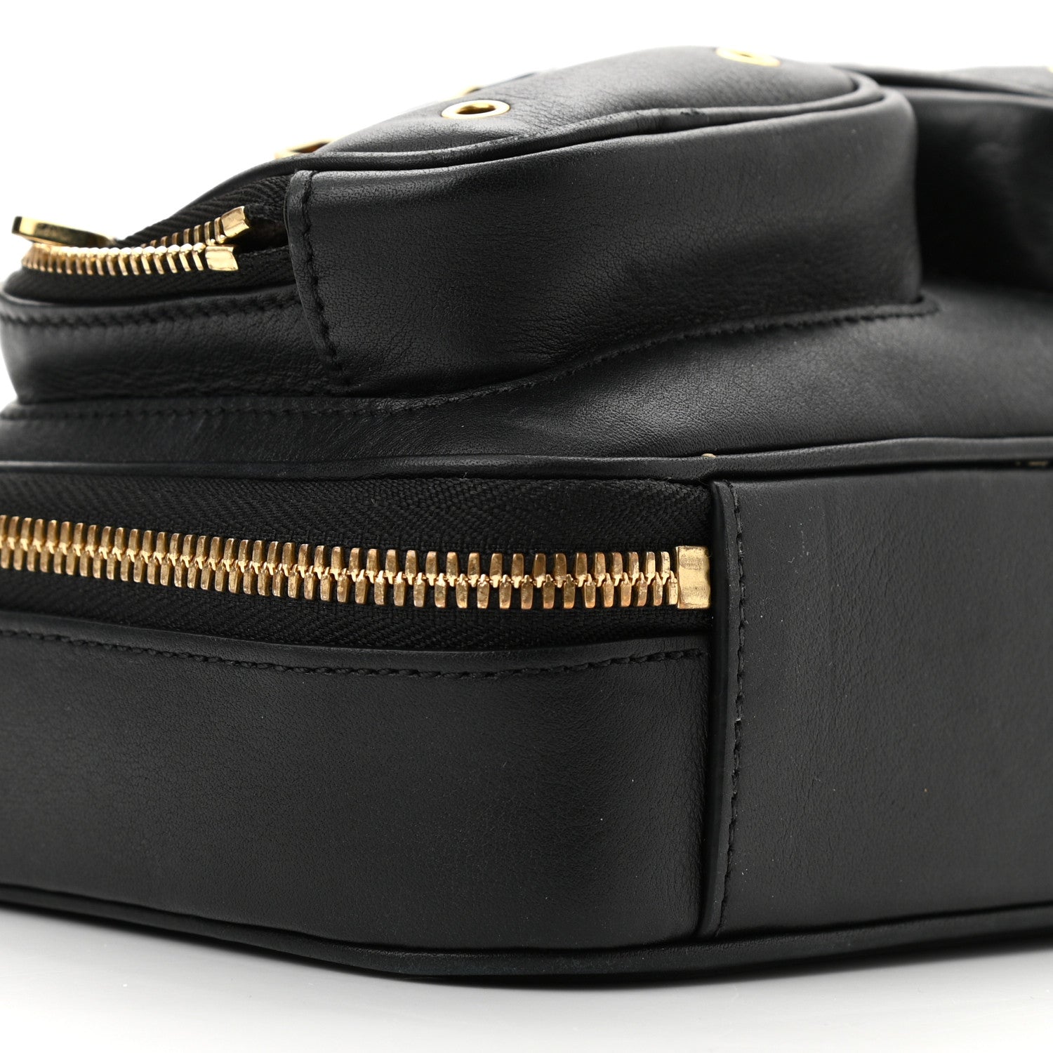 Louis Vuitton Calfskin Monogram Embossed Utility Crossbody Black 8 of 9