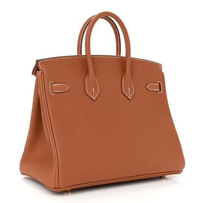 Hermes Togo Birkin 25 Gold 2 of 11