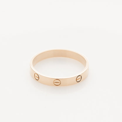 Cartier 18K Yellow Gold 4mm LOVE Wedding Band Ring 65 11 3 of 4