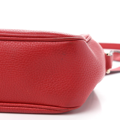 Gucci Pebbled Calfskin Small Soho Disco Bag Tabasco Red 10 of 15