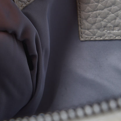 Alexander Wang Pebbled Lambskin Inside Out Rocco Matte Black Hardware Chalk 8 of 11