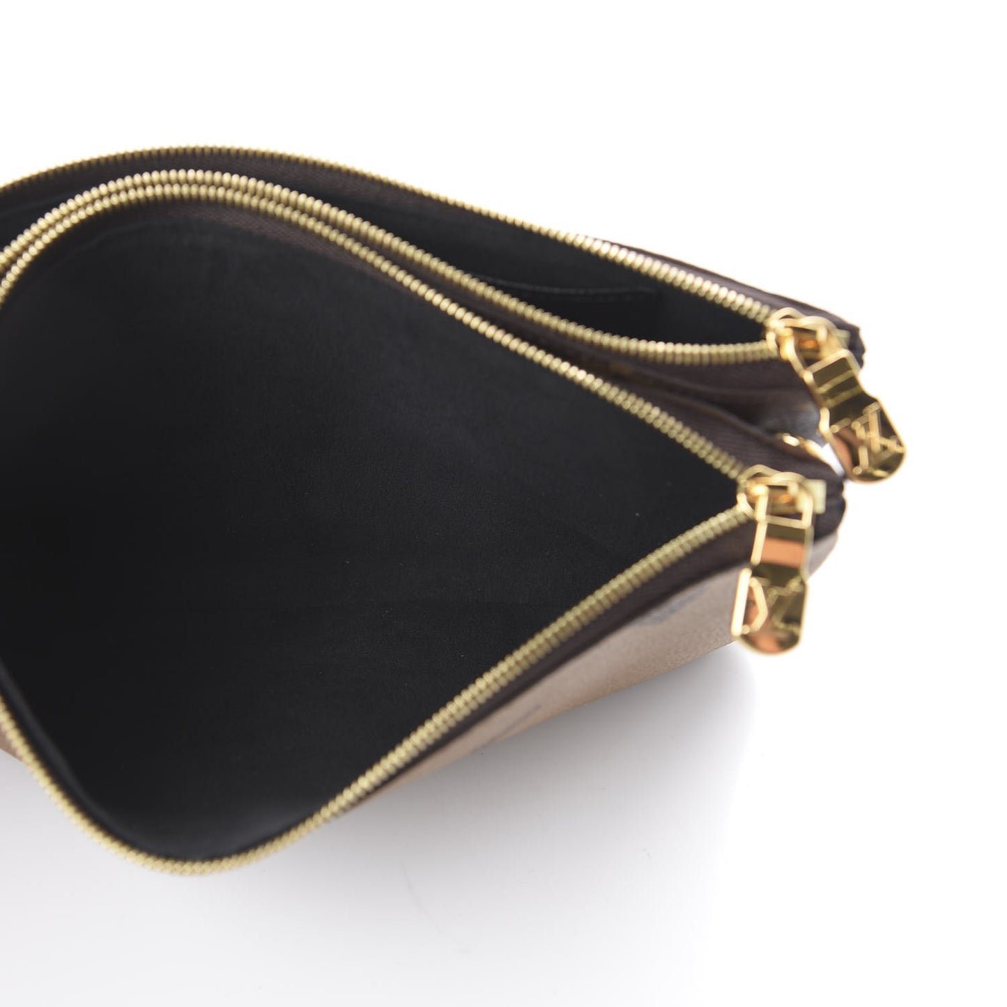 Reverse Monogram Giant Double Zip Pochette