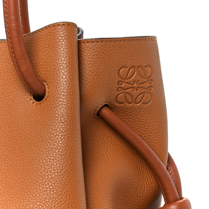 Loewe Calfskin Small Flamenco Knot Bag Caramel 13 of 17