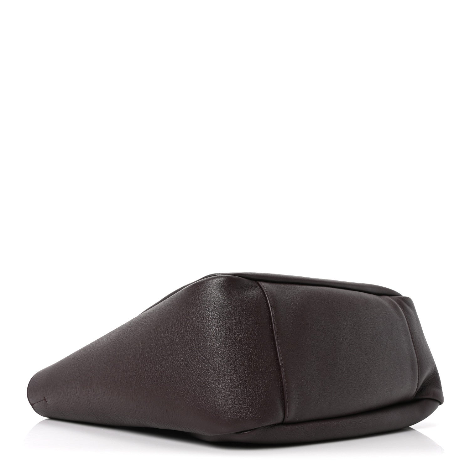 Saint Laurent Grained Deerskin Bea Tote Dark Currant 4 of 10