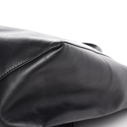 Celine Lambskin Horizontal Cabas Black 10 of 12