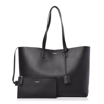 Saint Laurent Calfskin Large Shopping Tote Black 1 of 10