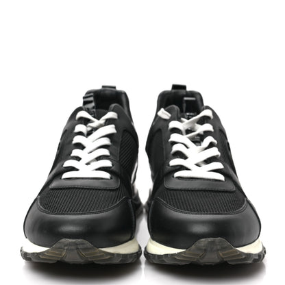 Louis Vuitton Calfskin Monogram Run Away Sneakers 38 Black 2 of 8