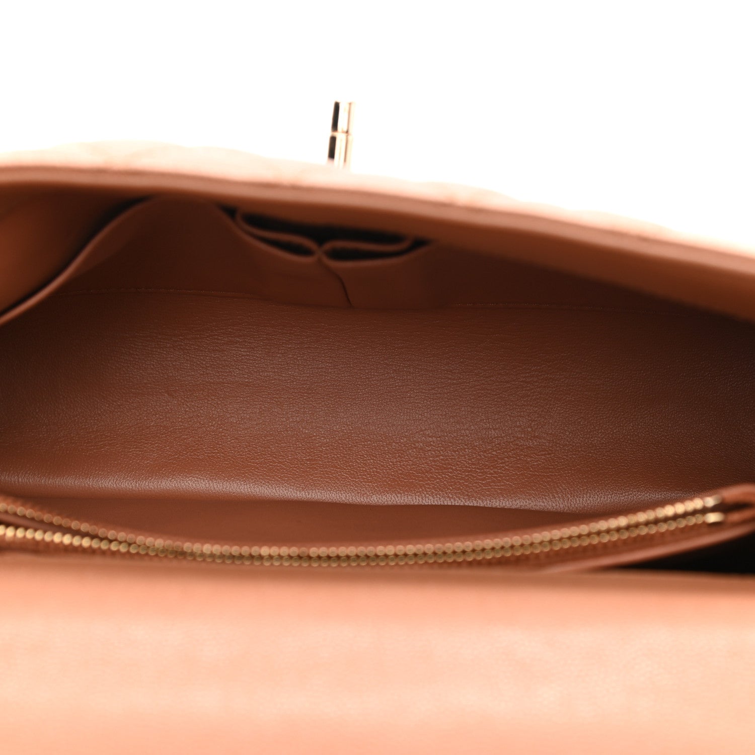 Chanel Caviar Quilted Small Coco Handle Flap Brown 5 of 9