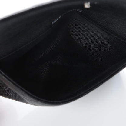 Chanel Caviar Quilted Wallet On Removable Chain Insert Black 5 of 6