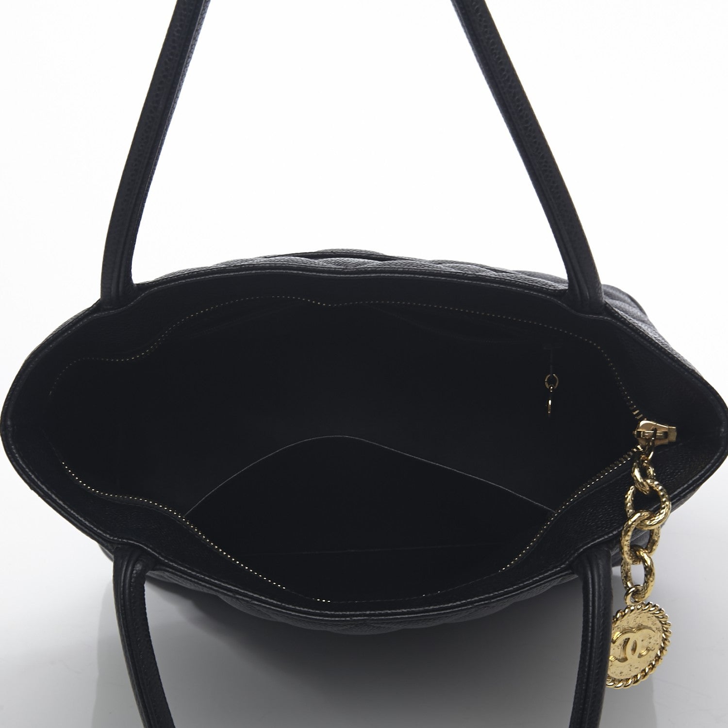 Chanel Caviar Quilted Medallion Tote Black 5 of 10