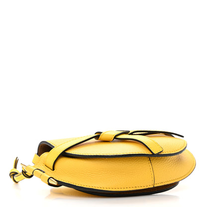 Loewe Grained Calfskin Mini Gate Crossbody Bag Yellow 4 of 14