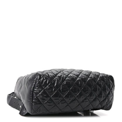 Chanel Nylon Quilted XL Coco Cocoon Backpack Black 3 of 9