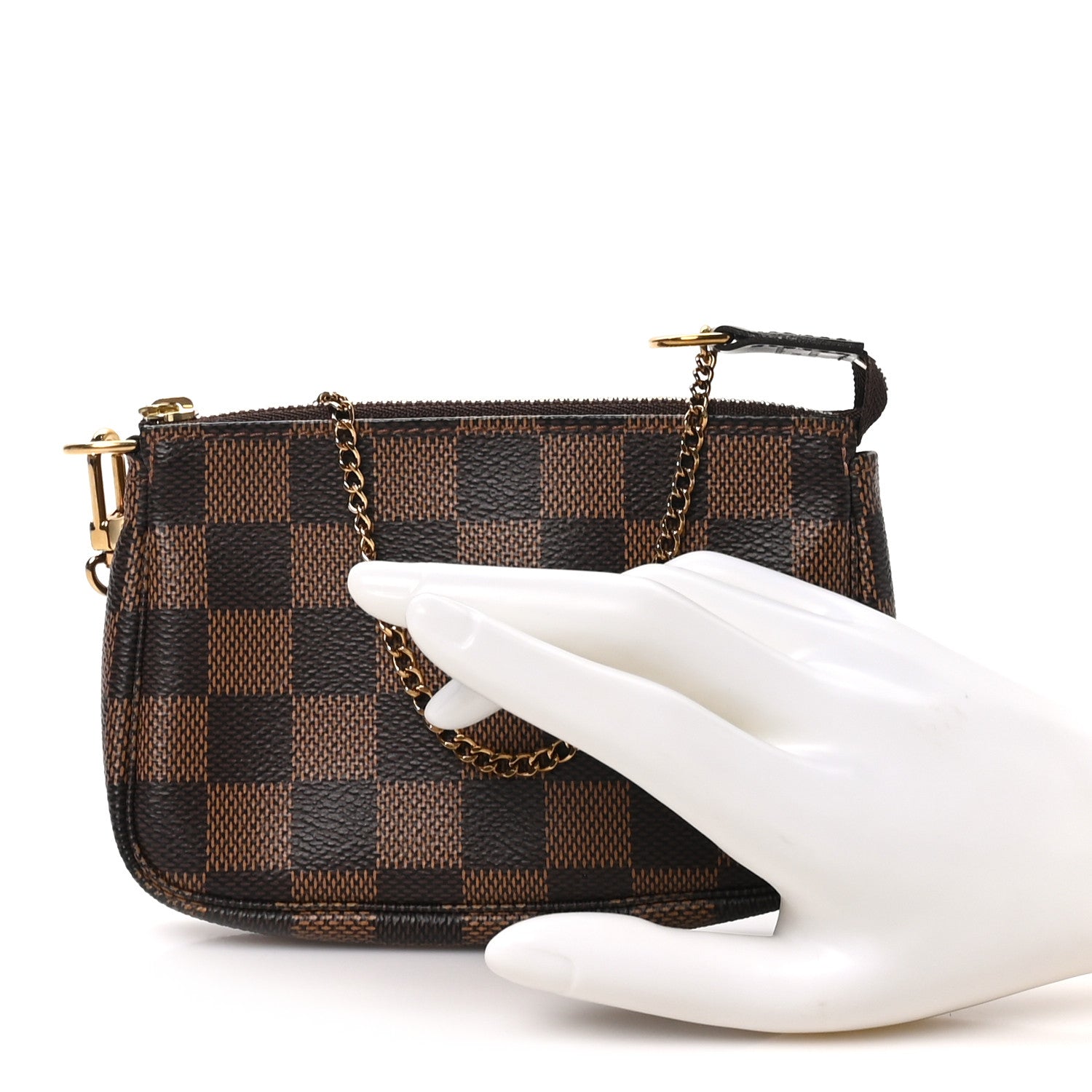 Louis Vuitton Damier Ebene Mini Pochette Accessories 2 of 8