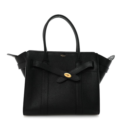 Mulberry Small Classic Grain Small Zipped Bayswater Black 1 of 9