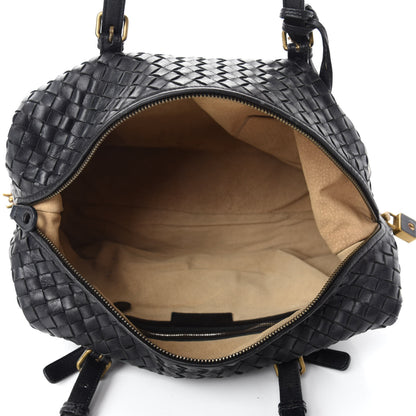 Bottega Veneta Nappa Intrecciato Boston Black 6 of 13
