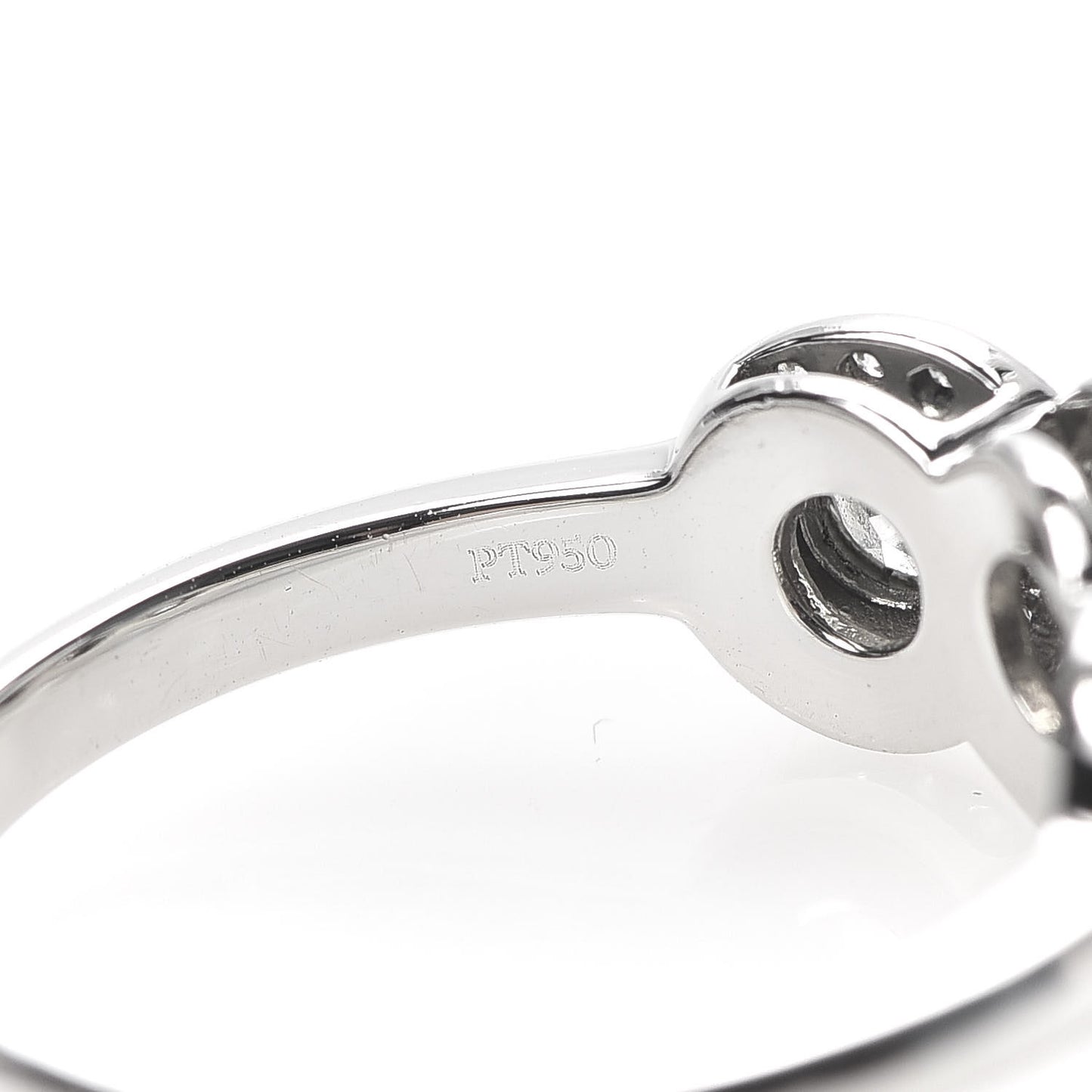 Platinum Diamond Circlet Ring 53 6.5