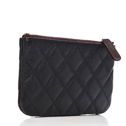 Chanel Caviar Quilted Small Cosmetic Case Black 3 of 8