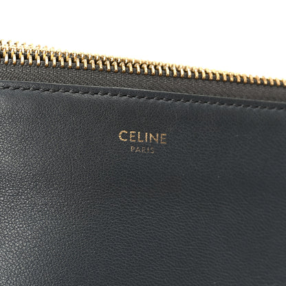 Celine Lambskin Small Trio Crossbody Bag Medium Grey 9 of 12