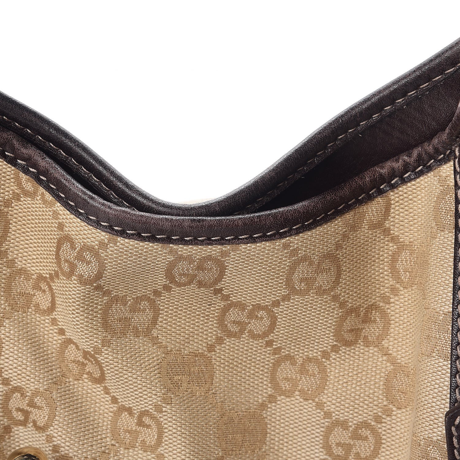 Gucci Monogram Large Horsebit 85th Anniversary Hobo Dark Brown 15 of 15