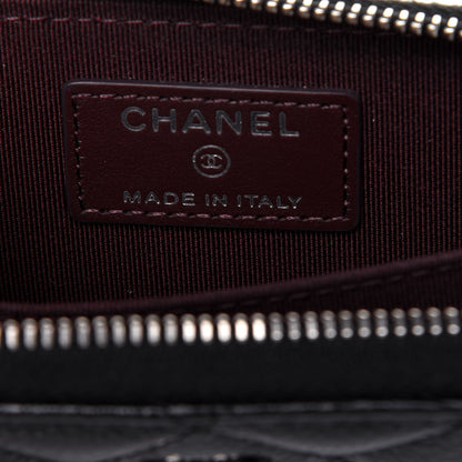 Chanel Caviar Quilted Zip Coin Purse Black 6 of 10