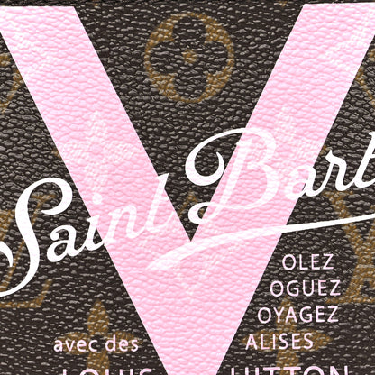 Louis Vuitton Monogram V Porto Cervo Mini Pochette Accessories Rose Ballerine 8 of 11