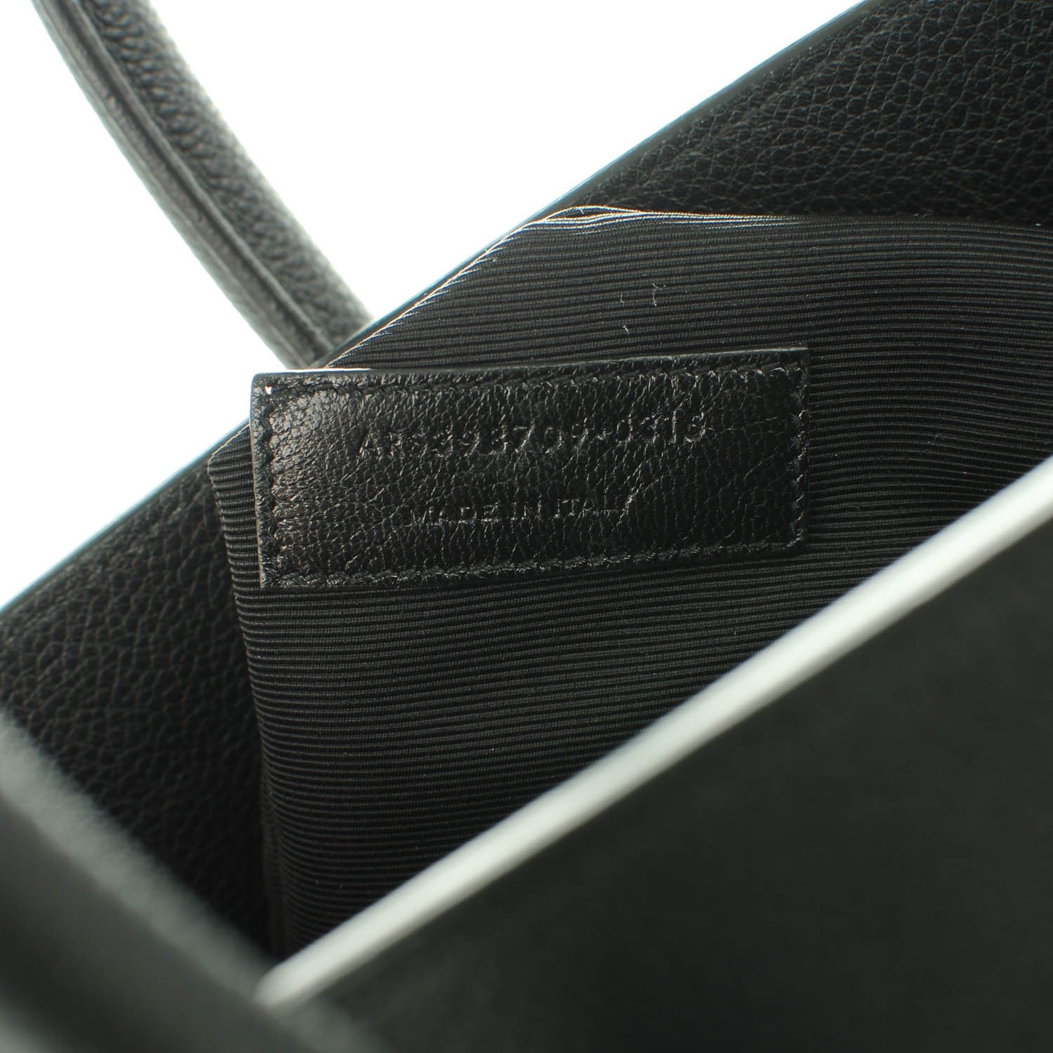 Saint Laurent Grained Calfskin Small Sac De Jour Black 7 of 7