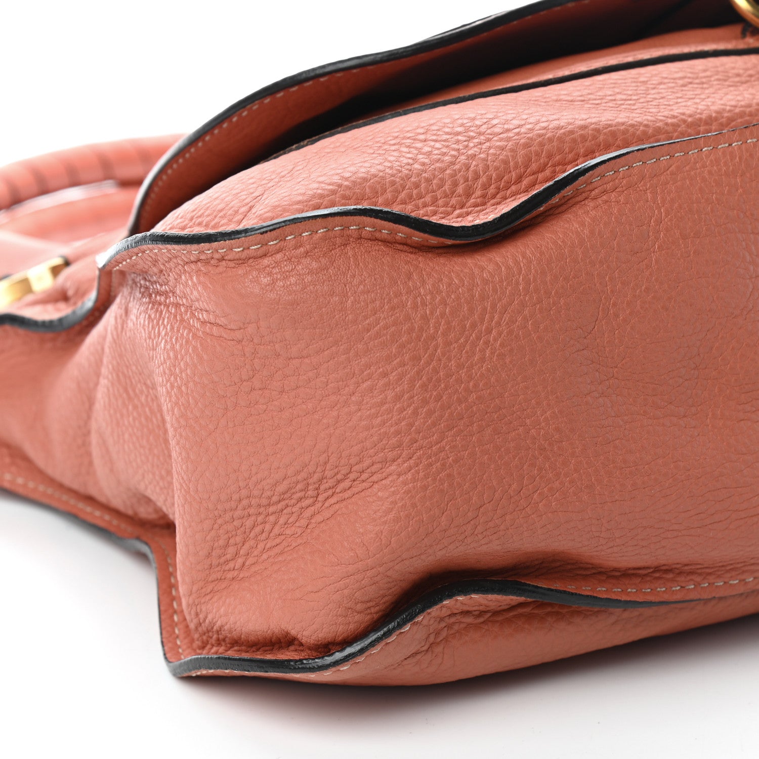 Chloe Calfskin Medium Marcie Satchel Clay 5 of 9