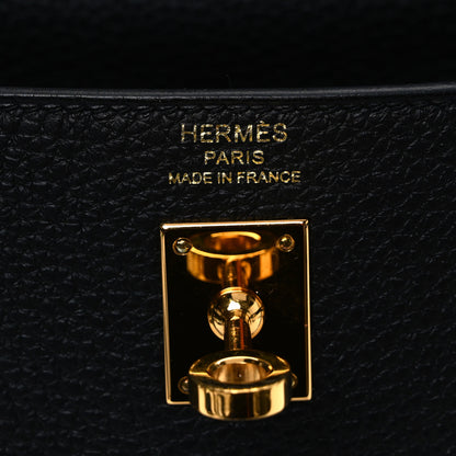 Hermes Togo Kelly Retourne 25 Black 6 of 11