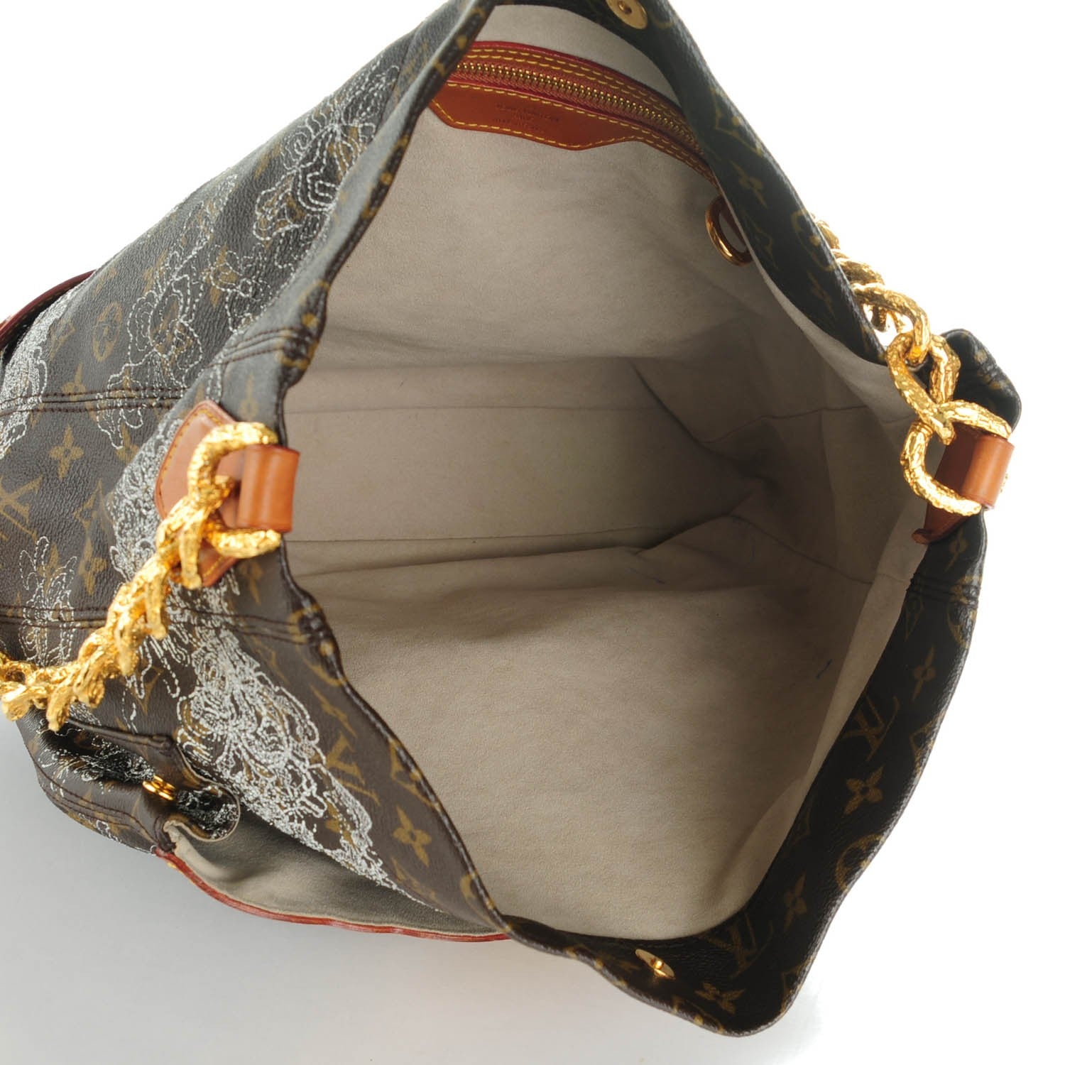 Louis Vuitton Monogram Dentelle Fersen Silver 6 of 8