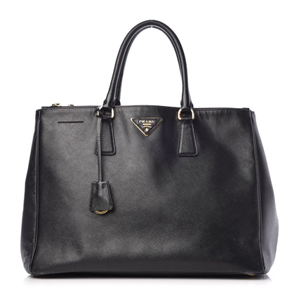 Prada Saffiano Large Galleria Double Zip Tote Black 1 of 22