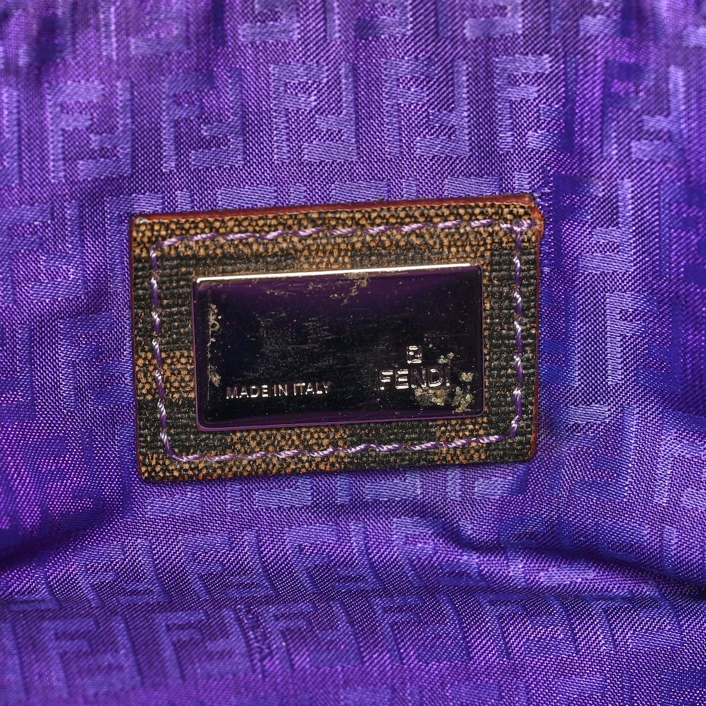Zucca Spalmati Small Roll Tote Tobacco Viola