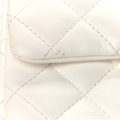 Chanel Lambskin Quilted Mini Romance Square Flap White 14 of 19