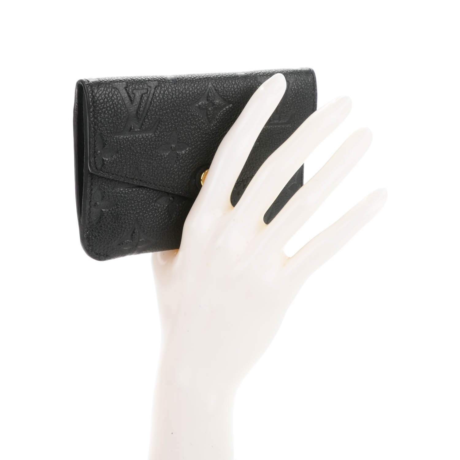 Louis Vuitton Empreinte Key Pouch Black 2 of 7