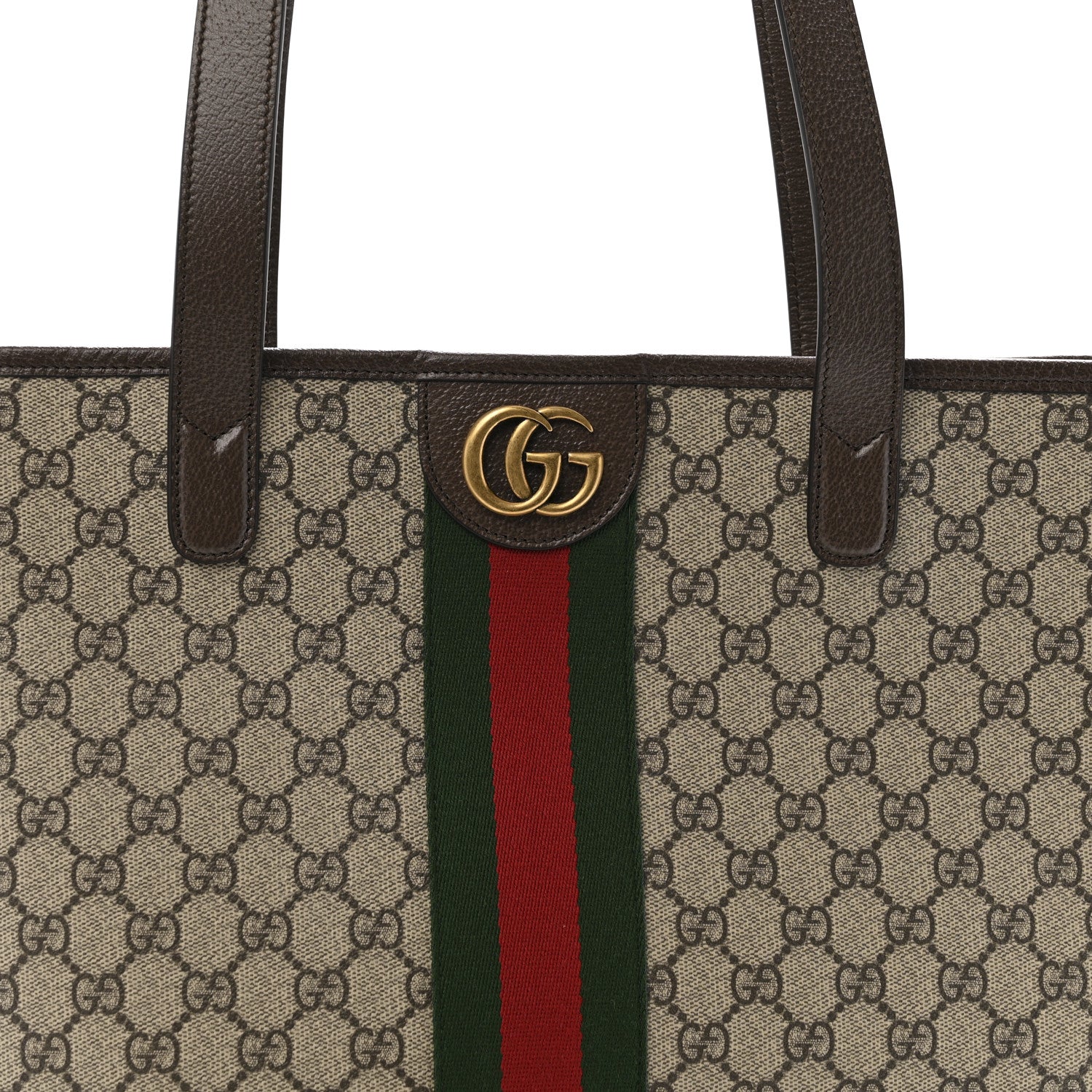 Gucci GG Supreme Monogram Medium Ophidia Tote Bag Brown 7 of 11