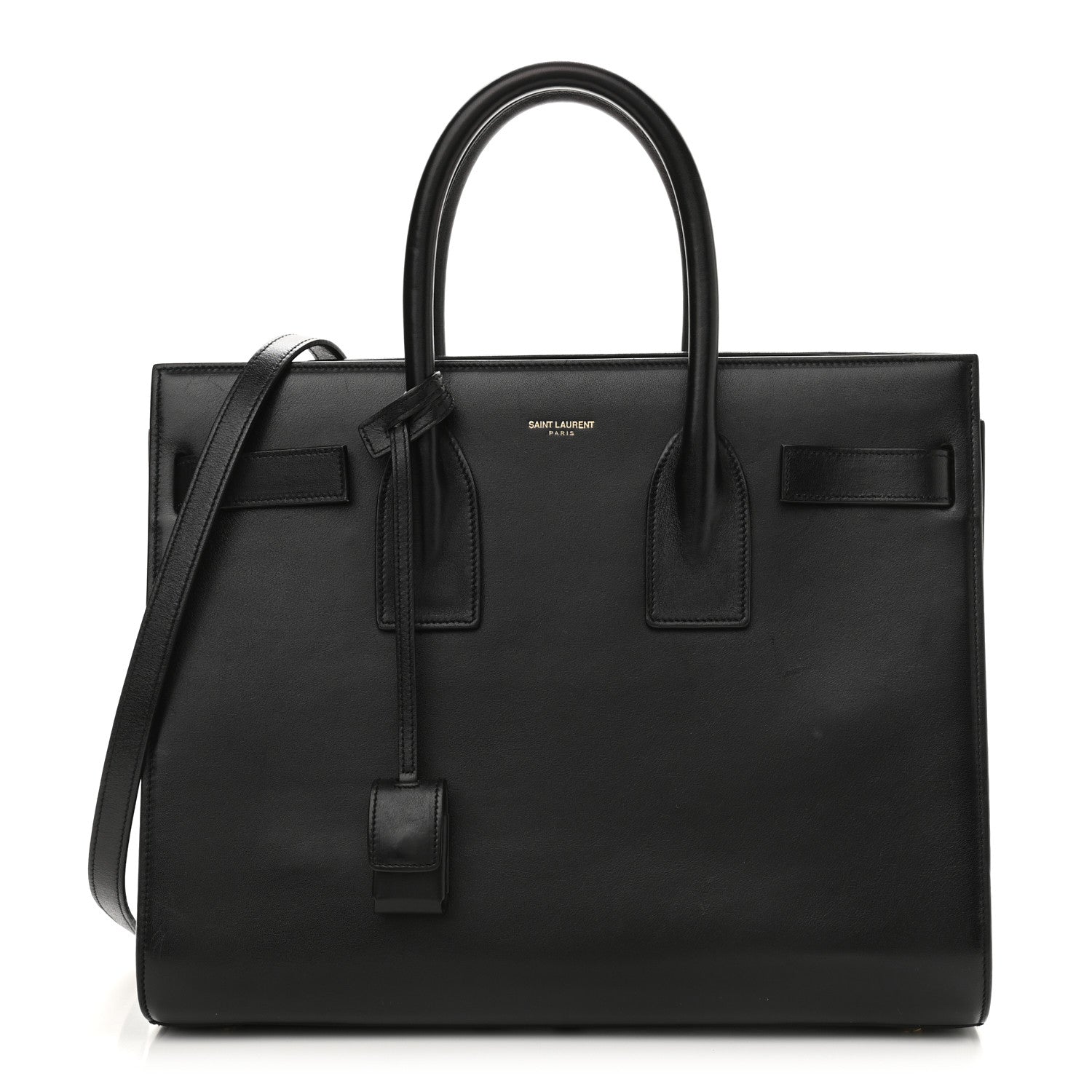 Saint Laurent Calfskin Small Sac De Jour Black 1 of 12