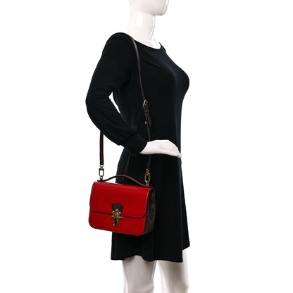 Louis Vuitton Patent Calfskin Monogram Cherrywood BB Scarlet 2 of 9