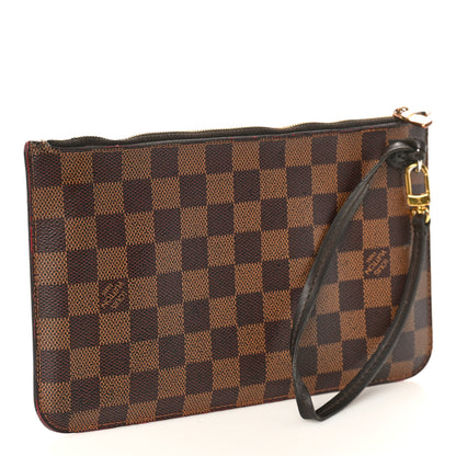 Louis Vuitton Damier Ebene Neverfull MM GM Pochette 3 of 11