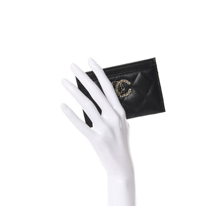 Chanel Caviar Quilted French New Wave Card Holder Black 2 of 12