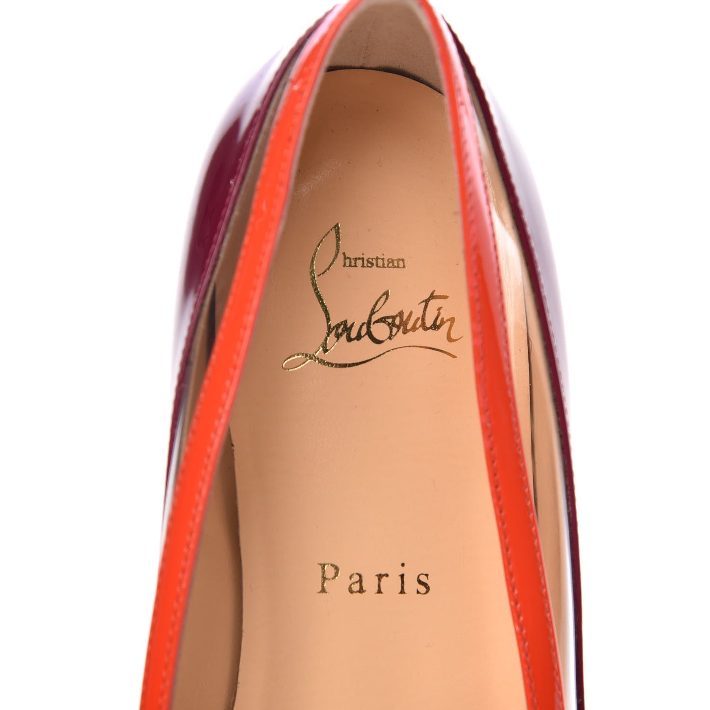 Patent PVC Suspendo Ballet Flats 38.5 Pink
