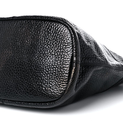 Givenchy Glazed Pebbled Calfskin Nightingale North South Tote Black 9 of 12