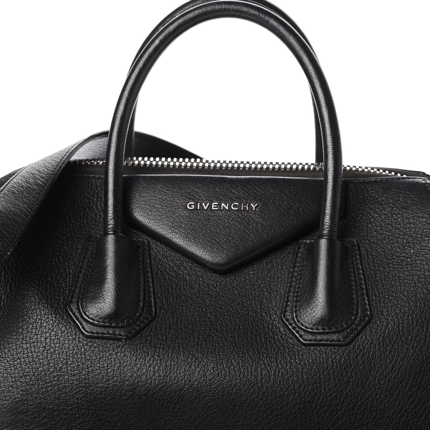 Sugar Goatskin Medium Antigona Black