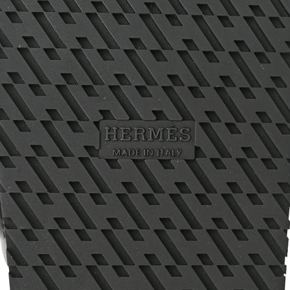 Hermes Calfskin Womens Chypre Sandals 35.5 Black 6 of 8