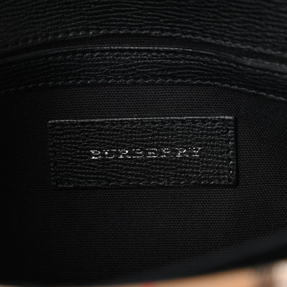 Burberry Derby Calfskin Vintage Check Small Macken Crossbody Bag Black 8 of 8