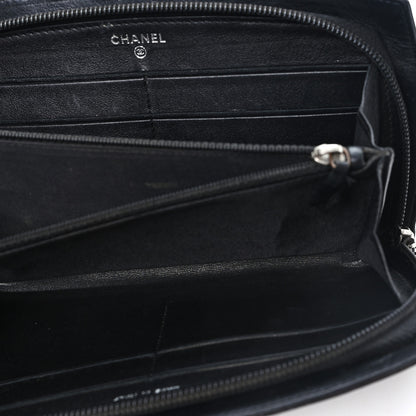 Chanel Patent Trousse Maquil Wallet Black 5 of 9