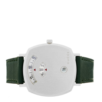 Gucci Stainless Steel Calfskin 35mm Grip Quartz Watch Green 2 of 5