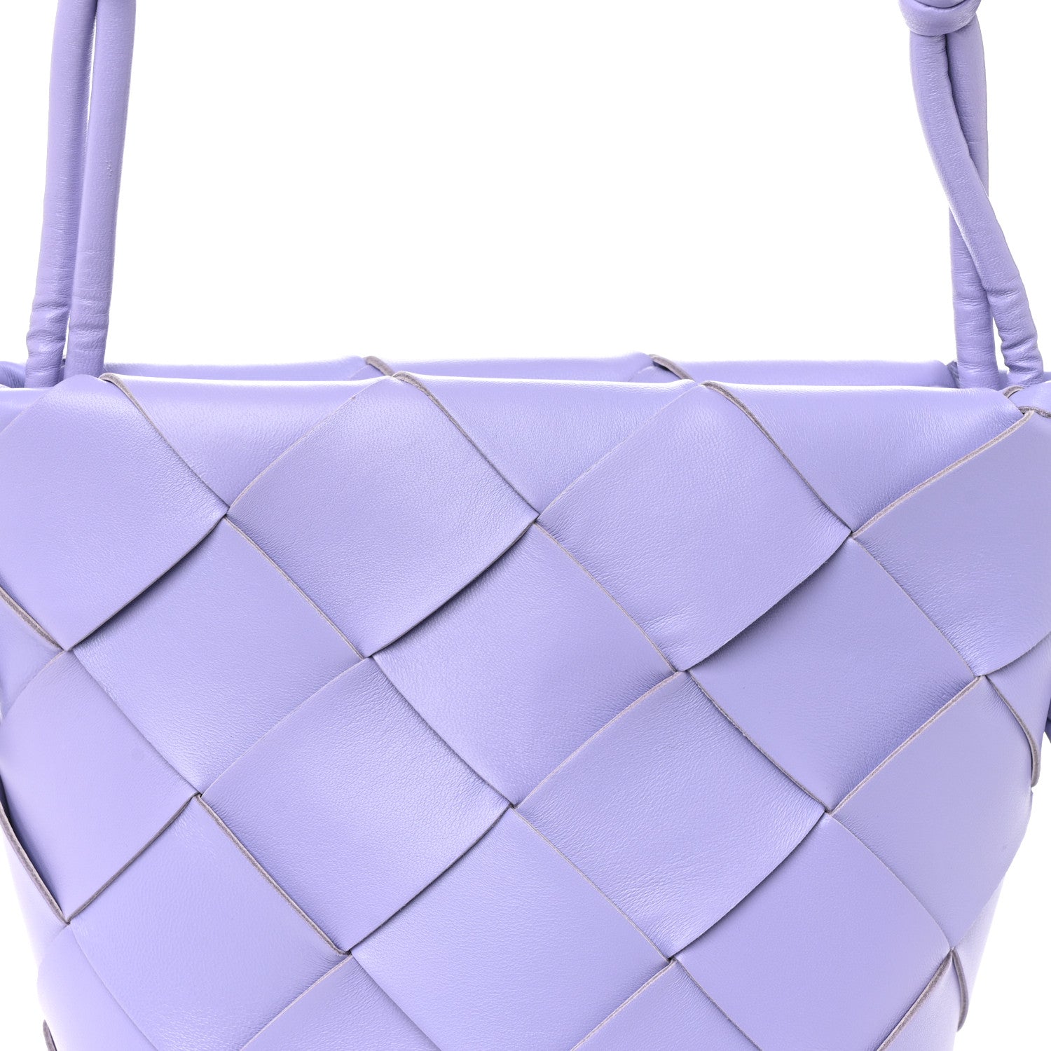 Bottega Veneta Nappa Maxi Intrecciato Clasp Bucket Bag Wisteria 7 of 9