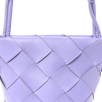 Bottega Veneta Nappa Maxi Intrecciato Clasp Bucket Bag Wisteria 7 of 9