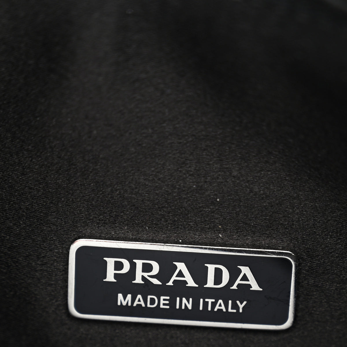 Prada Satin Crystal Mini Re-Edition 2000 Bag Black 6 of 11