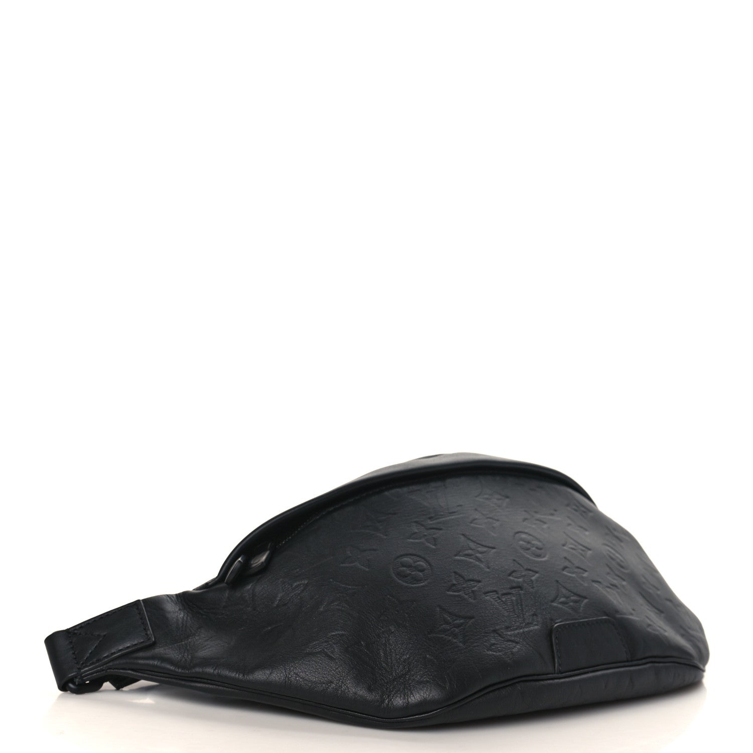 Louis Vuitton Calfskin Monogram Shadow Discovery Bumbag Black 4 of 8