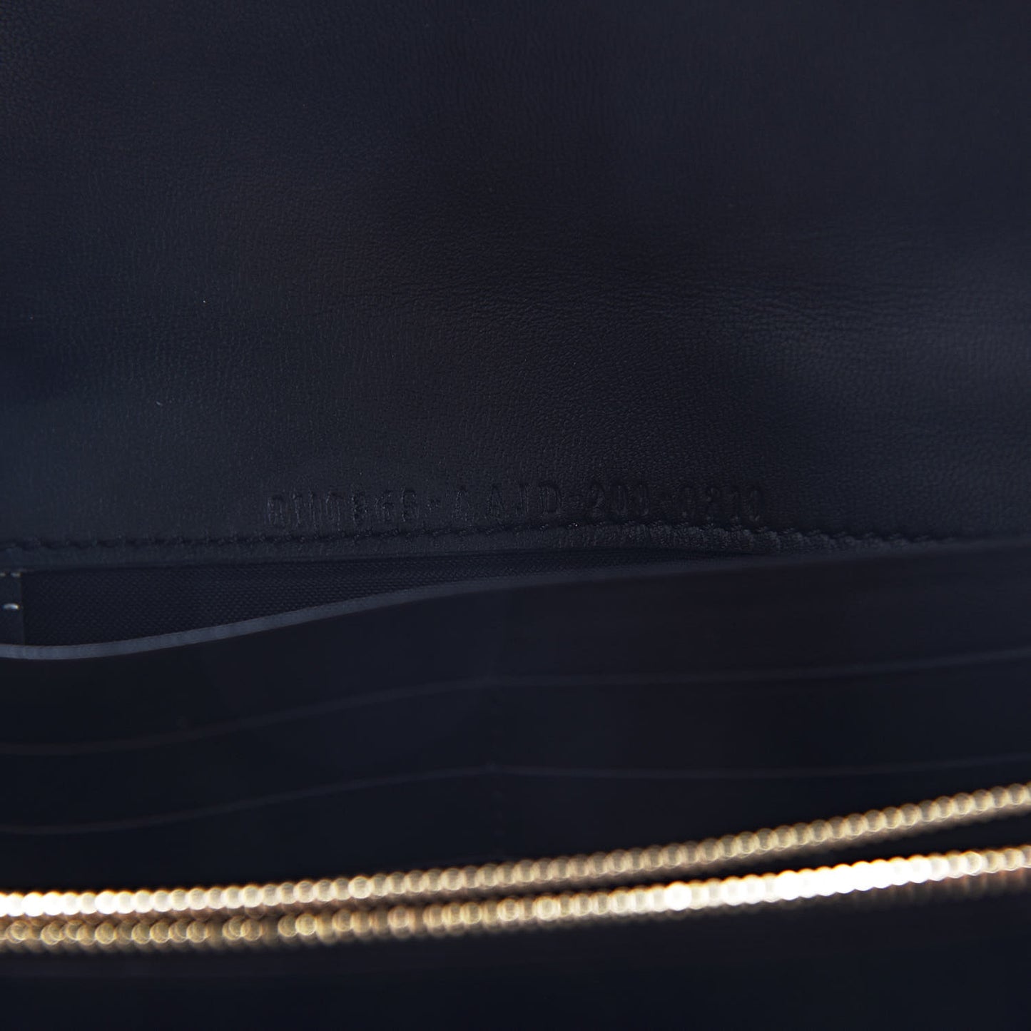 Nappa Matisse FF Embossed Continental Wallet On Chain Black
